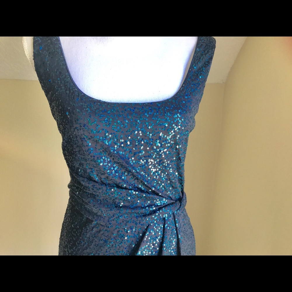NWOT 👗 Blue Sequin Dress- size L